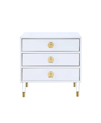 Nicole Miller Telono 3 Drawers Side Table