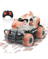 Sugift 1/43 Scale 27MHz Toy Dinosaur Rc Cars, Monster Truck