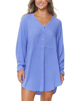 Raisins Juniors' Belize Beach Cover-Up Tunic Top