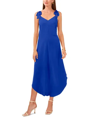 INC International Concepts Women's Surplice-Neck Tie-Waist Jumpsuit,  Created for Macy's - Macy's