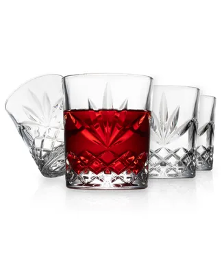 Godinger Shannon Double Old-Fashioned Glasses, Set of 4