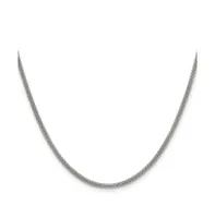 Chisel Stainless Steel Polished 2.5mm Bismarck Chain Necklace
