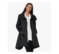 Stella Carakasi Women's Full-Zip-Front Water-Repellent Definitive Coat