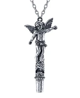 2028 Pewter Angel Whistle Necklace