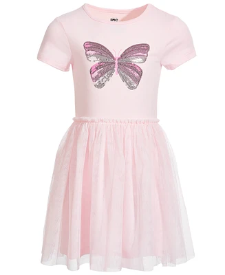 Epic Threads Toddler & Little Girls Sequin Butterfly Tulle Dress, Created for Macy's