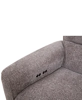 Deklyn 129" 5-Pc. Zero Gravity Fabric Sectional with 2 Power Recliners & 1 Console, Created for Macy's