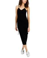 Tinseltown Juniors' Sleeveless Cargo Bodycon Dress