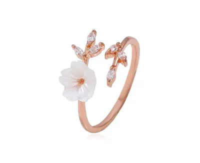 Cherry Blossom Ring in Adjustable