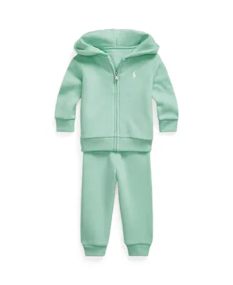 Polo Ralph Lauren Baby Boys Fleece Full-Zip Hoodie and Pant Set