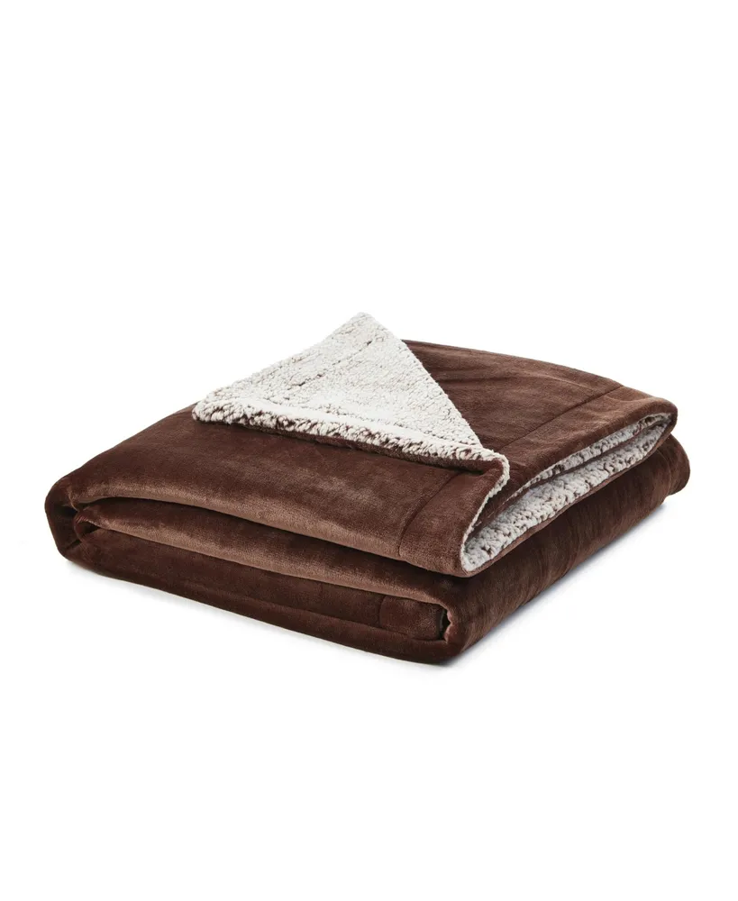 Cozy Tyme Orville Sherpa Throw Blanket Full/Queen