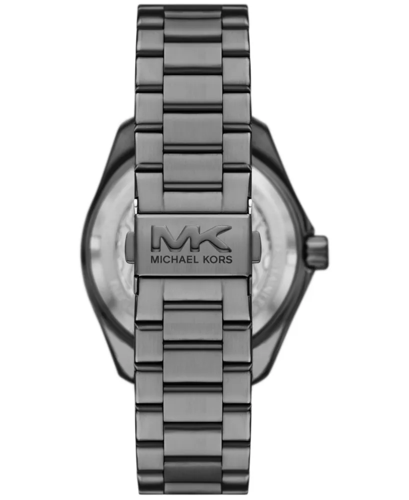 Michael Kors Men's Maritime Three-Hand Gunmetal Stainless Steel Watch 42mm