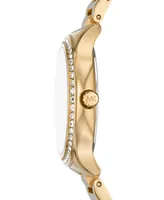 Michael Kors Women's Sage Three-Hand -Tone Stainless Steel Watch 38mm