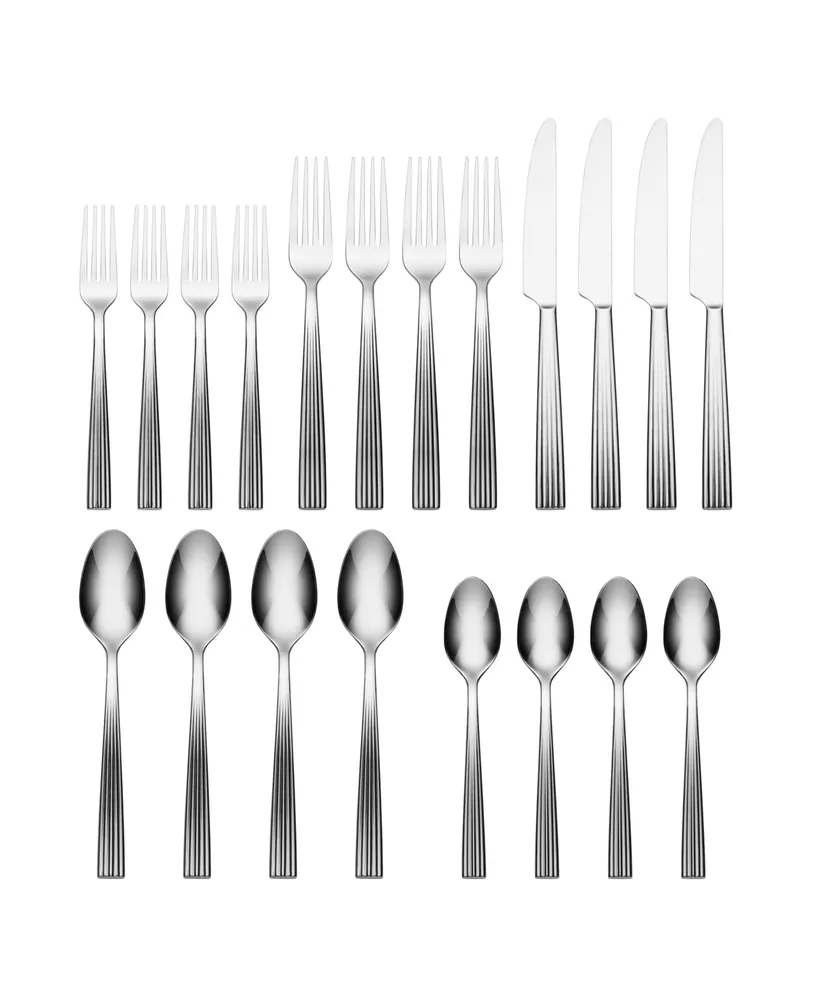 Oneida Kennedy 20 Piece Everyday Flatware Set, Service for 4