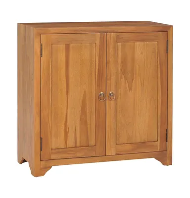 Cabinet 27.6"x11.8"x27.6" Solid Wood Teak