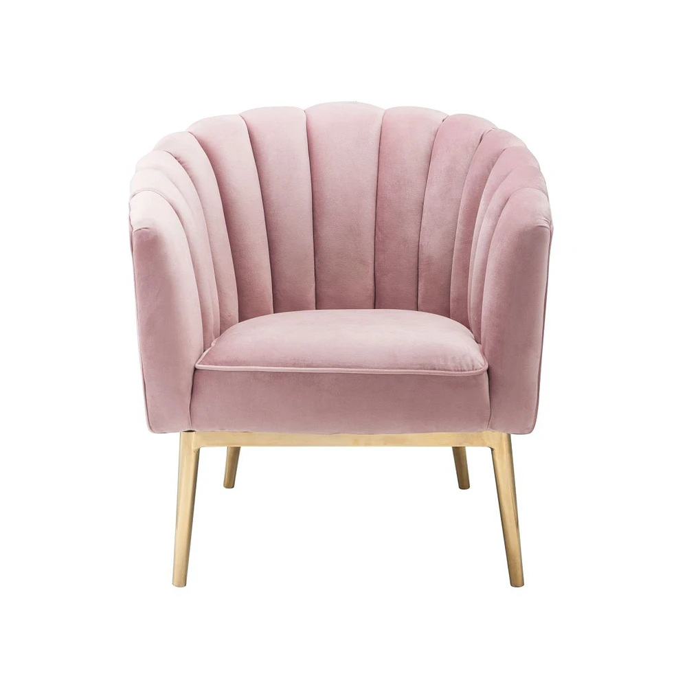 Simplie Fun Colla Accent Chair In Velvet