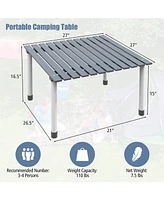 Folding Outdoor Camping Table with Carrying Bag for Picnics and Party