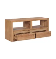 Tv Stand 35.4"x11.8"x15.7" Solid Wood Teak