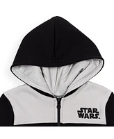 Starwars Star Wars The Mandalorian Child Fleece Half Zip Hoodie Toddler| Boys