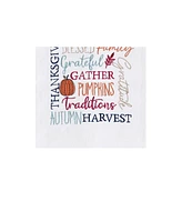 Fall Font Flour Sack Towel