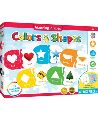 Masterpieces Colors and Shapes Educational Matching Kids and Family Puzzle Game