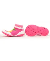 Komuello's Baby Girl First Walk Sock Shoes Pineapple