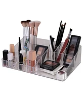 Simplify 15 Compartment Acrylic Cosmetic Organizer