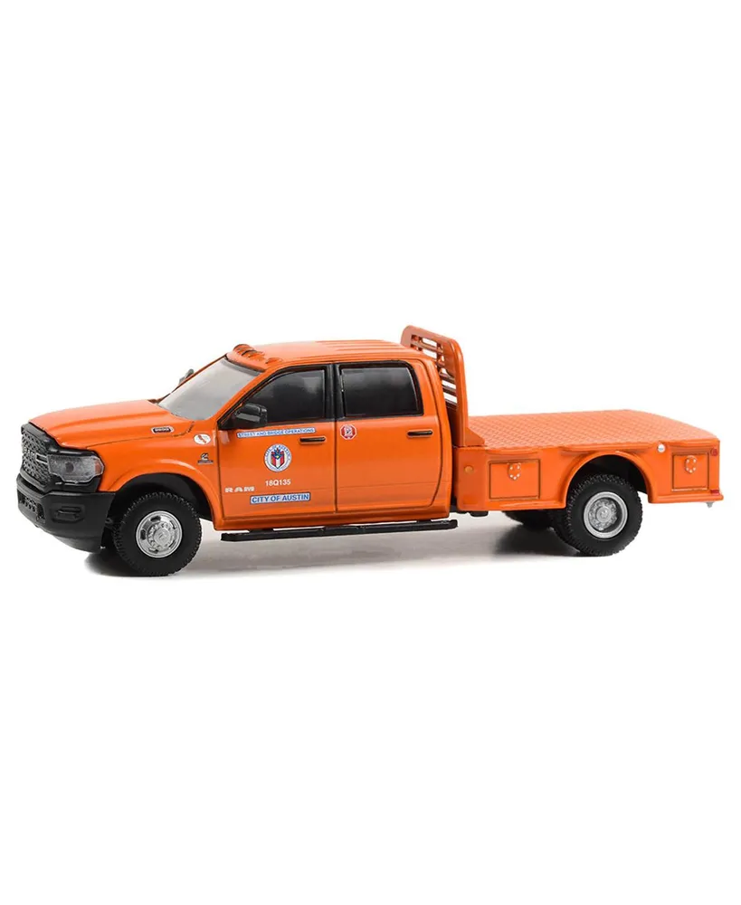 1/64 2023 Ram 3500 Flatbed, City of Austin Public Works, Texas Dually 46130-f