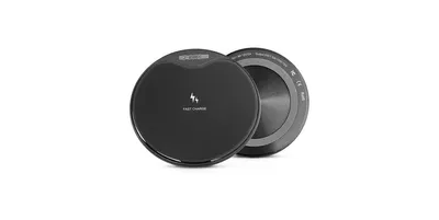 Wireless Charger Charging Station Fast Qi Charging Pad w Upgraded Coil Case Friendly Wireless Samsung iPhone Fast Charging Station - CDKW01 B