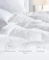 Luxury Down Comforter - Soft & Fluffy All-Season 650+ Fill Power, 46 Oz Fill Weight Natural Down Duvet Insert by California Design Den-Queen