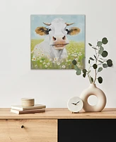 Madison Park Sunshine Animals Cow Canvas Wall Art