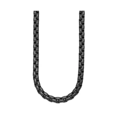 Chisel Stainless Steel Metal Ip-plated Box Chain Necklace