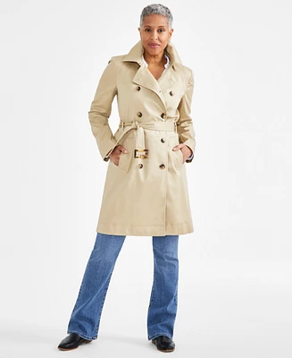 Style & Co Women's Classic Trench Coat, Created for Macy's