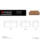 Polner Leather Sofa Collection Created For Macys