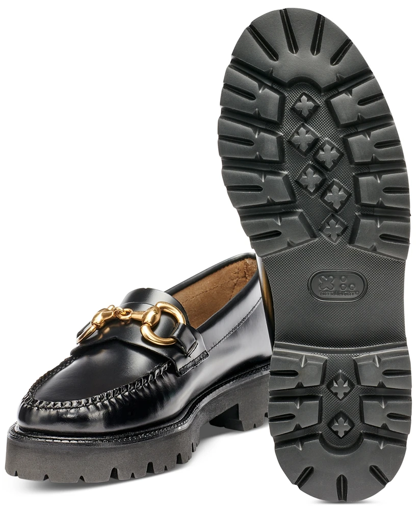 Gh Bass Women's Weejuns Lianna Bit-Ornament Lug-Sole Loafers