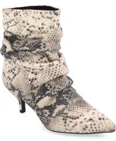 Journee Collection Women's Jo Slouchy Kitten Heel Dress Booties