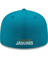 Men's New Era Teal Jacksonville Jaguars Omaha 59FIFTY Fitted Hat