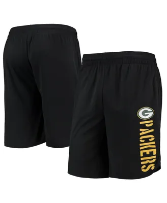 Men's Msx by Michael Strahan Black Green Bay Packers Training Shorts