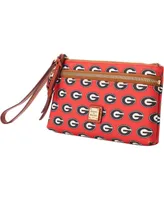 Women's Dooney & Bourke Georgia Bulldogs Signature Double-Zip Wristlet