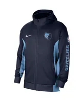 Men's Nike Navy Memphis Grizzlies 2023/24 Authentic Showtime Full-Zip Hoodie