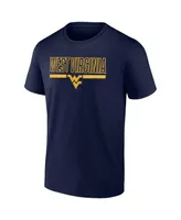 Men's Profile Navy West Virginia Mountaineers Big and Tall Team T-shirt