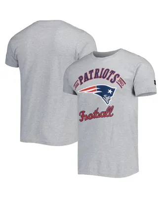 Men's Starter Heathered Gray Distressed New England Patriots Prime Time T-shirt