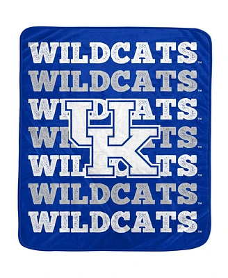 Pegasus Home Fashions Kentucky Wildcats 60'' x 70'' Logo Wordmark Plush Blanket