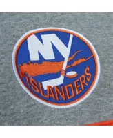 Men's Mitchell & Ness Royal, Gray New York Islanders Head Coach Pullover Hoodie