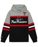 Men's Mitchell & Ness Black Texas Tech Red Raiders Head Coach Pullover Hoodie