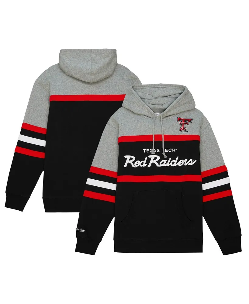 Men's Mitchell & Ness Black Texas Tech Red Raiders Head Coach Pullover Hoodie