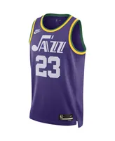 Men's and Women's Nike Lauri Markkanen Purple Utah Jazz 2023/24 Swingman Replica Jersey - Classic Edition