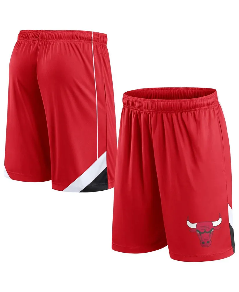 Men's Fanatics Red Chicago Bulls Slice Shorts