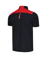 Men's Under Armour Black Texas Tech Red Raiders Motivate Half-Zip Jacket