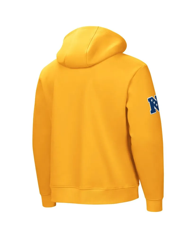 Men's Gold Washington Commanders Linebacker Adaptive Pullover Hoodie