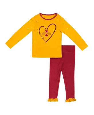 Girls Toddler Colosseum Gold